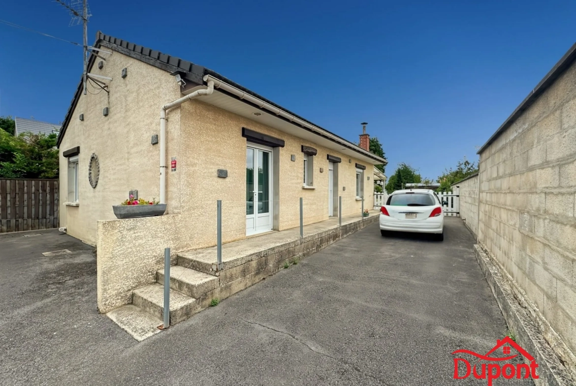 Maison plain-pied lumineuse avec jardin proche Cambrai - 87 m² 