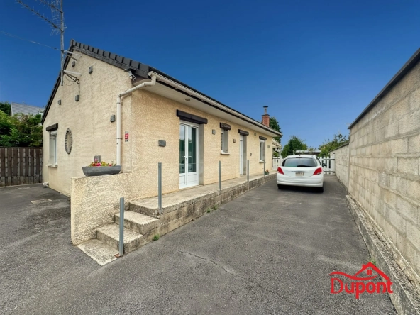 Maison plain-pied lumineuse avec jardin proche Cambrai - 87 m²