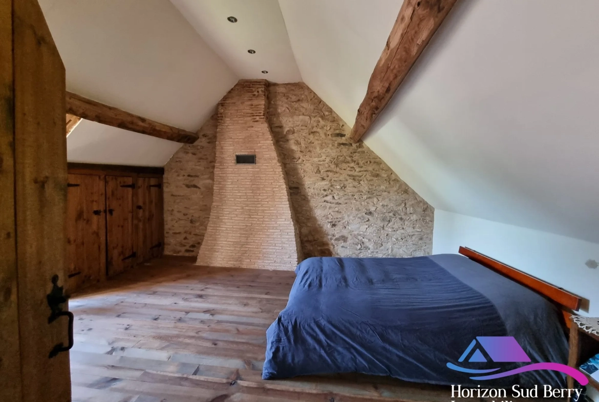 chb1 Belle propriété de campagne avec maison, grange et terrain à Pouligny-Notre-Dame 