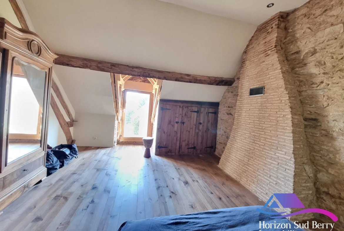 chb2 Belle propriété de campagne avec maison, grange et terrain à Pouligny-Notre-Dame 