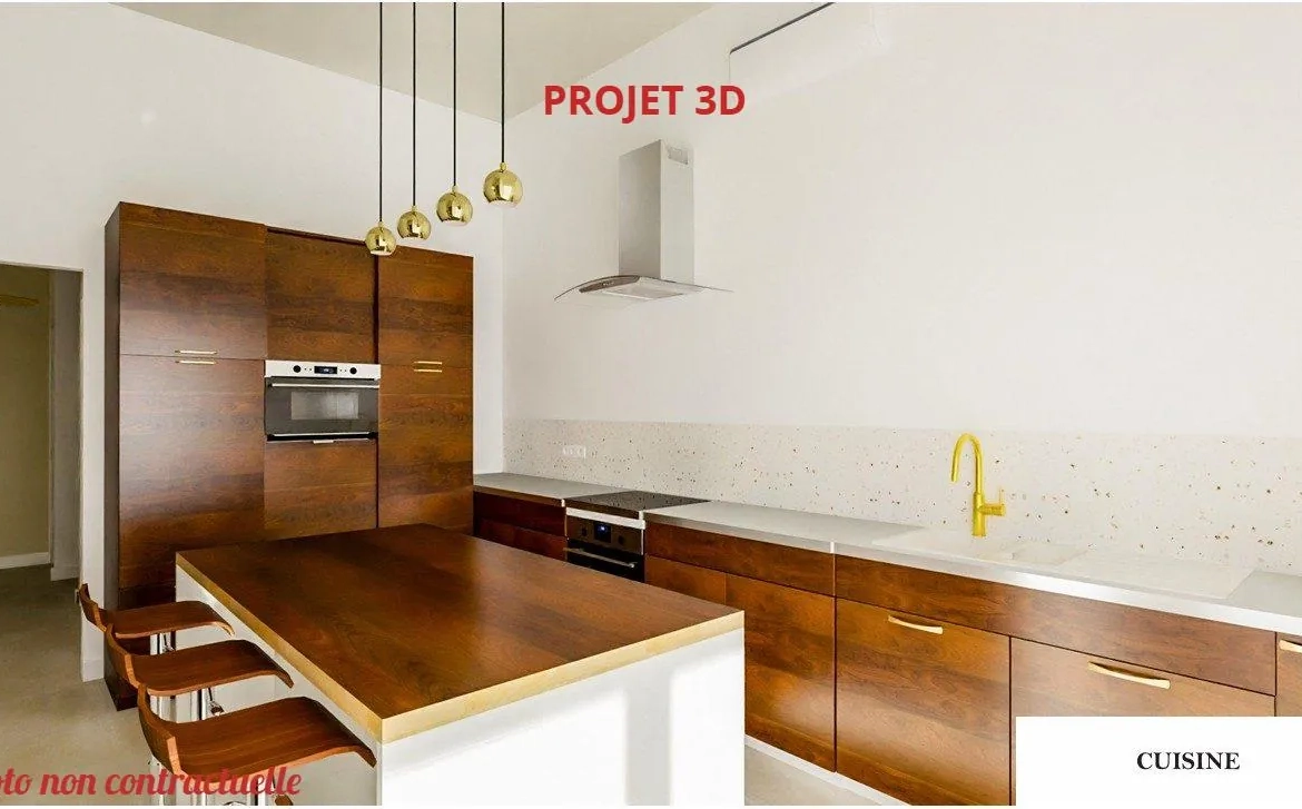 Plateau en duplex à rénover avec terrain à Vonnas ou Bourg en Bresse 