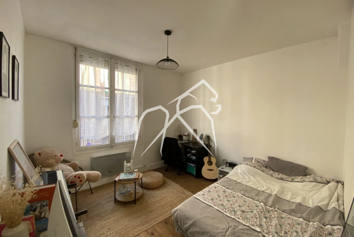 Opportunité d'investissement immobilier à Rouen : deux studios loués en centre-ville 
