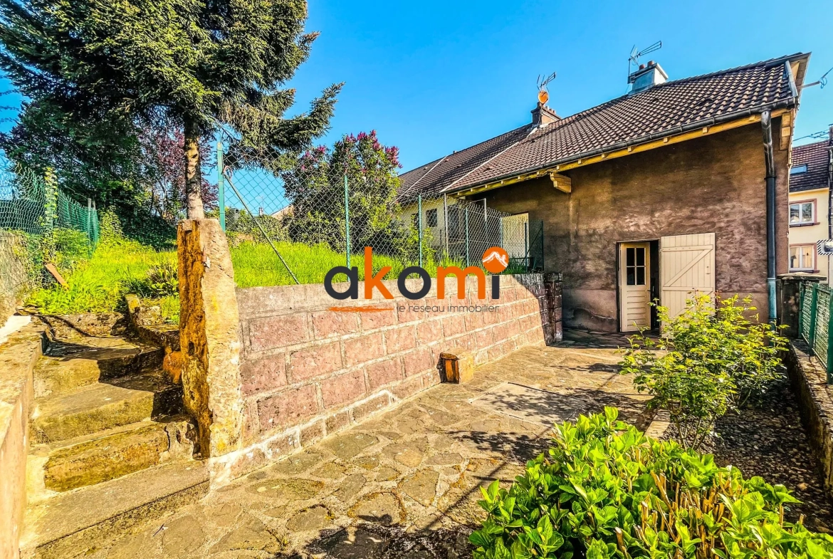 Maison 6 pièces à vendre à Raon-l'Étape avec terrain clos et potentiel d'aménagement 