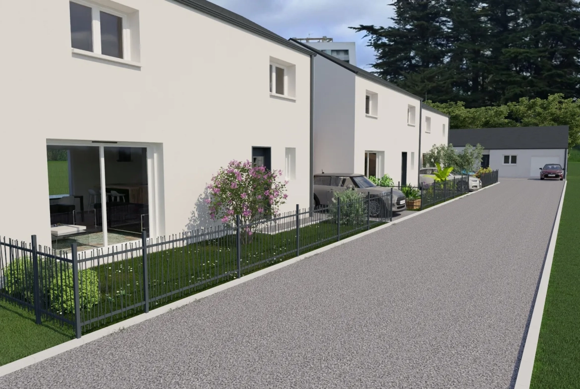Terrains constructibles à Saint-Nazaire en vente - 4 lots avec permis groupé 