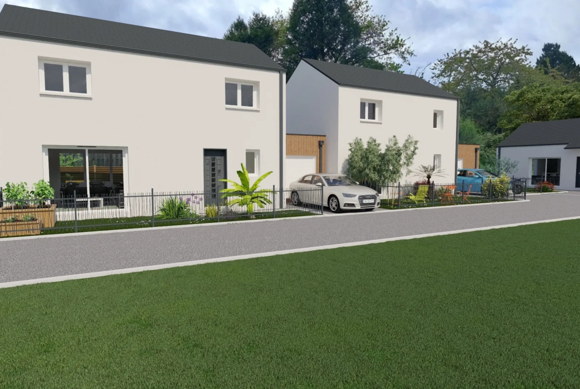 Terrains constructibles à Saint-Nazaire en vente - 4 lots avec permis groupé 