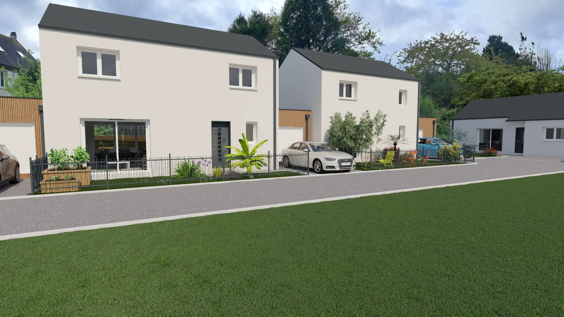 Terrains constructibles à Saint-Nazaire en vente - 4 lots avec permis groupé 