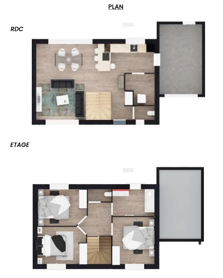 Terrains constructibles à Saint-Nazaire en vente - 4 lots avec permis groupé 