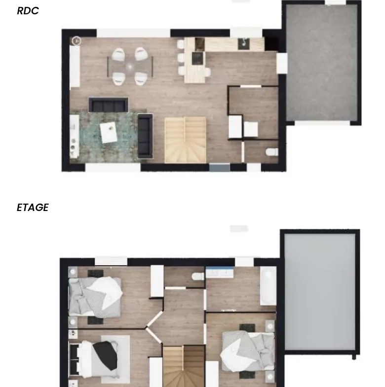Terrains constructibles à Saint-Nazaire en vente - 4 lots avec permis groupé 