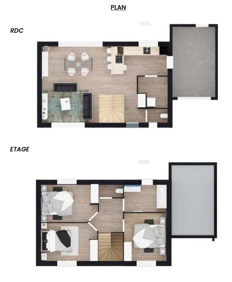 Terrains constructibles à Saint-Nazaire en vente - 4 lots avec permis groupé 