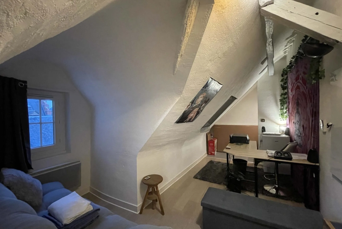 bureau Appartement T1 à vendre au centre de Tours avec cave et local à vélos 