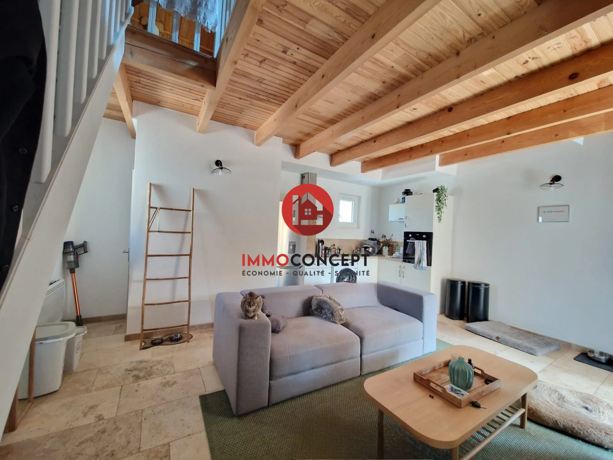Maison avec local commercial à Goudargues - Investissement locatif rentable 