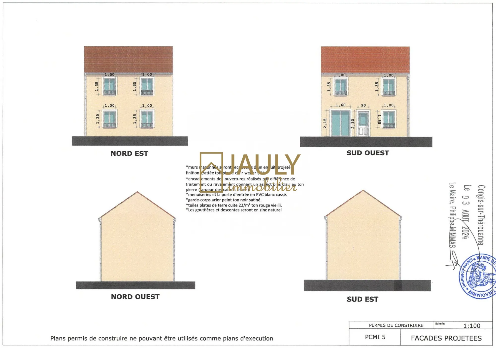 Terrain constructible à Congis-sur-Thérouanne avec permis de construire accepté pour 2024 