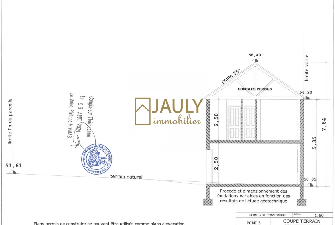 Terrain constructible à Congis-sur-Thérouanne avec permis de construire accepté pour 2024 