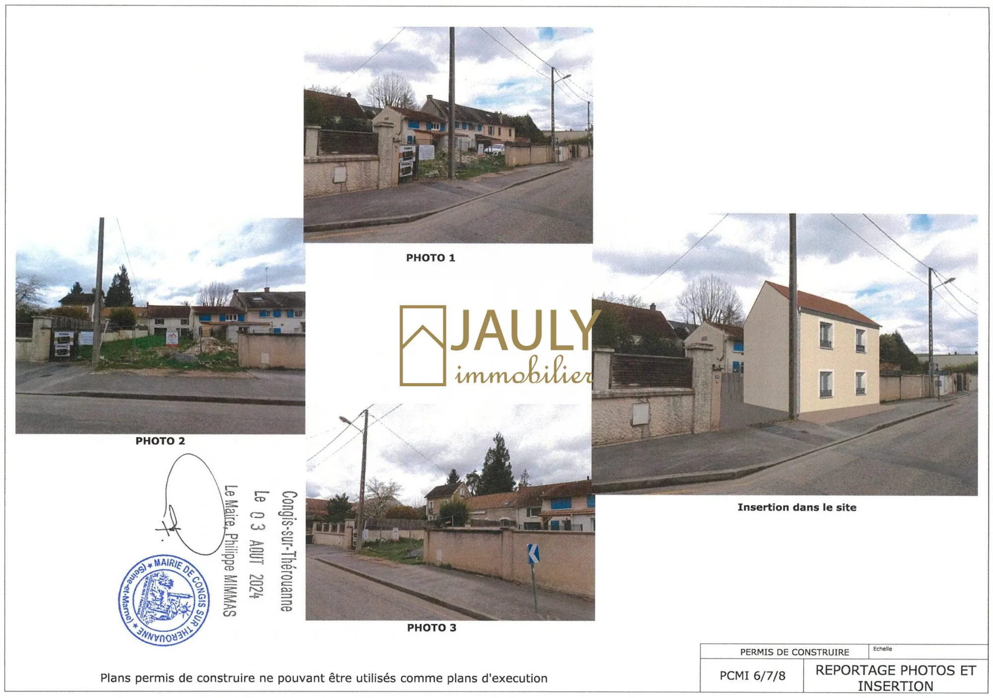 Terrain constructible à Congis-sur-Thérouanne avec permis de construire accepté pour 2024 