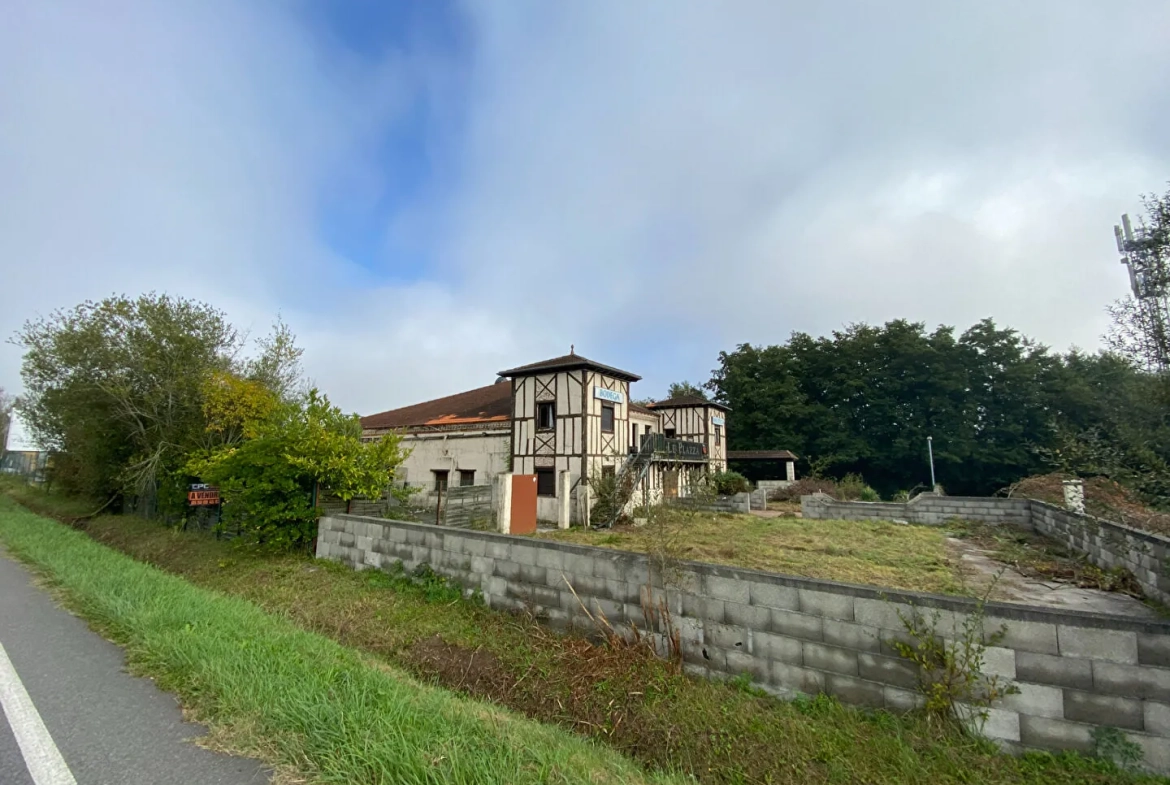 À vendre ancien complexe commercial de 550 m² à Saugnon, idéal pour activités nocturnes ou projets événementiels 