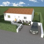 Maison neuve à Lescure d'Albigeois avec 2 chambres de 75 m²