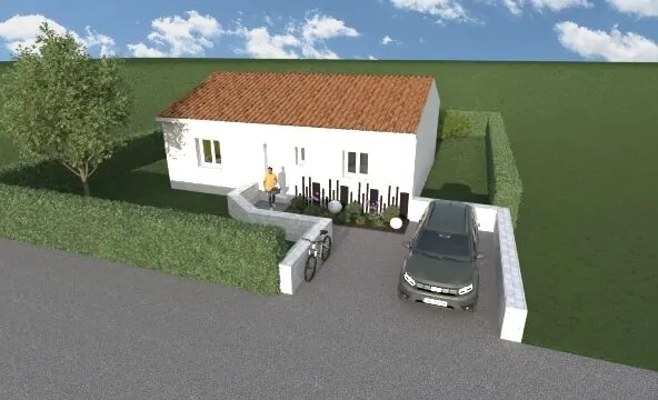 Maison neuve à Lescure d'Albigeois avec 2 chambres de 75 m²