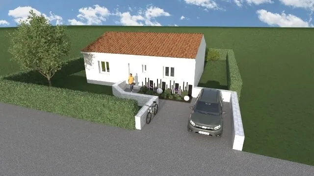 Maison neuve à Lescure d'Albigeois avec 2 chambres de 75 m² 