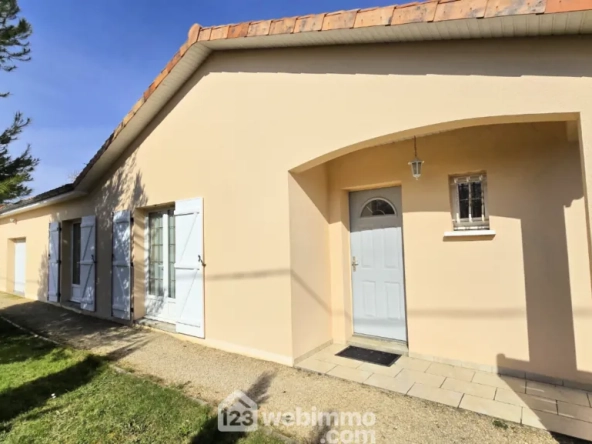 Maison de plain-pied à Fontaine-le-Comte de 103 m² avec 3 chambres