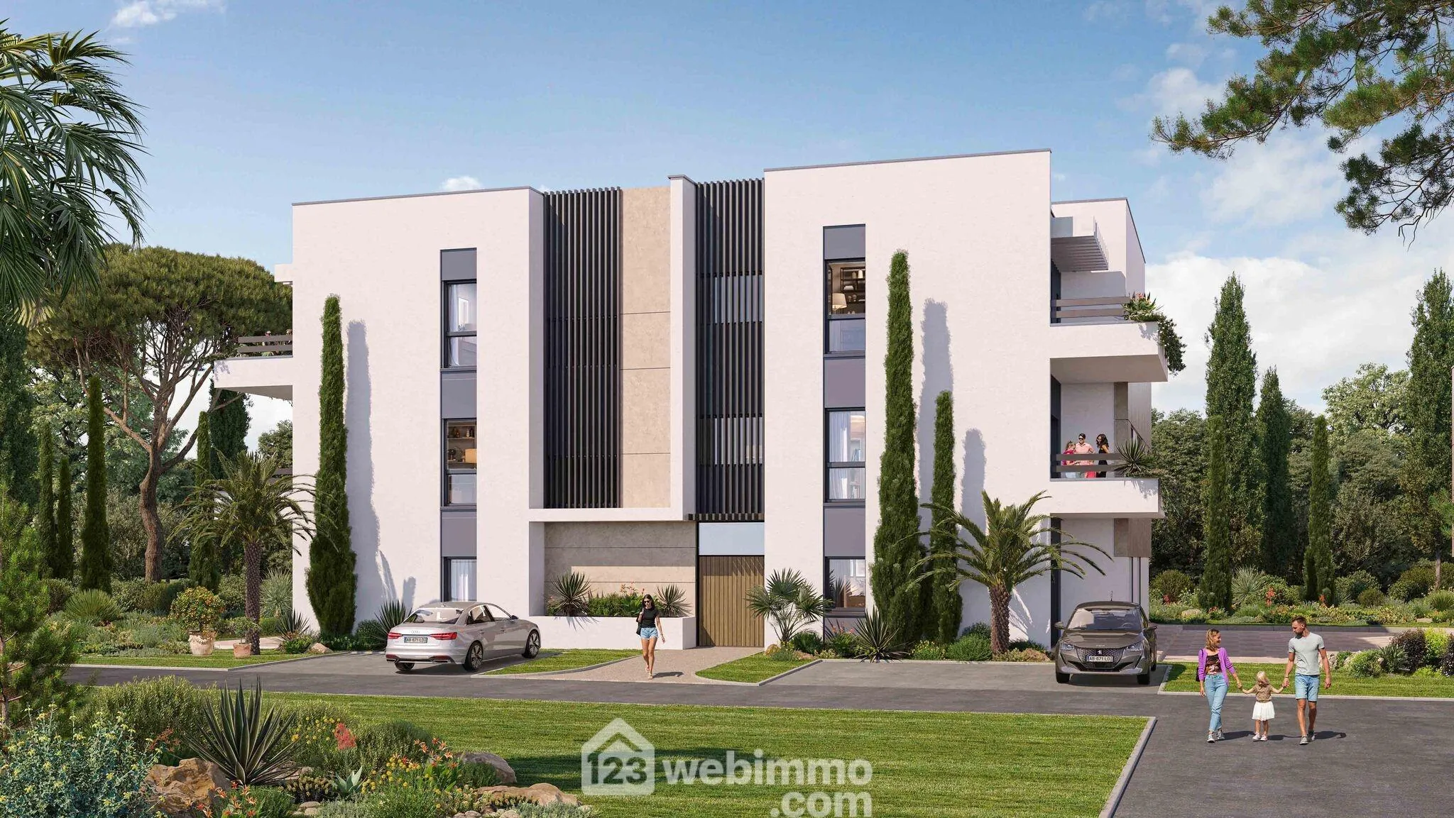 Appartement neuf de 50m² avec terrasse à Perpignan dans le Mas Vermeil 