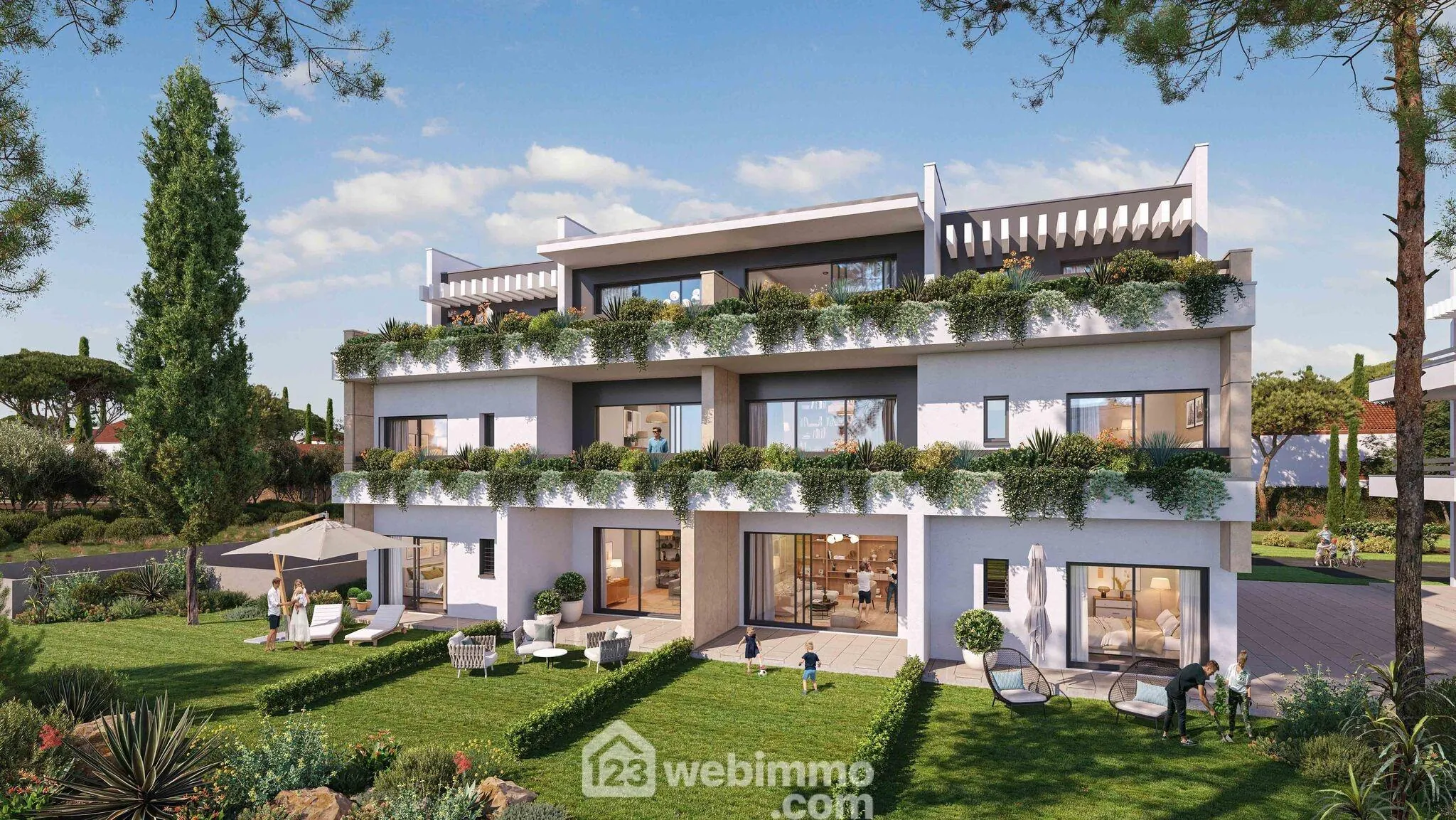 Appartement neuf de 50m² avec terrasse à Perpignan dans le Mas Vermeil 