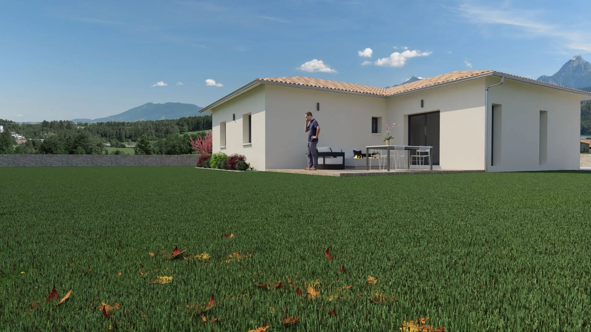 Projet Nova Villa à Saint-André-de-Bâgé - Maison moderne 3 chambres, terrain de 550 m² 