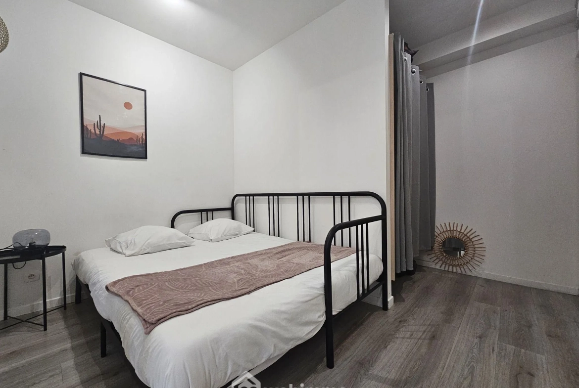 Studio meublé de 21m² à Reims, emplacement privilégié, opportunité d'investissement 