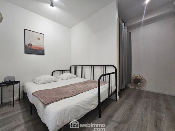 Studio meublé de 21m² à Reims, emplacement privilégié, opportunité d'investissement