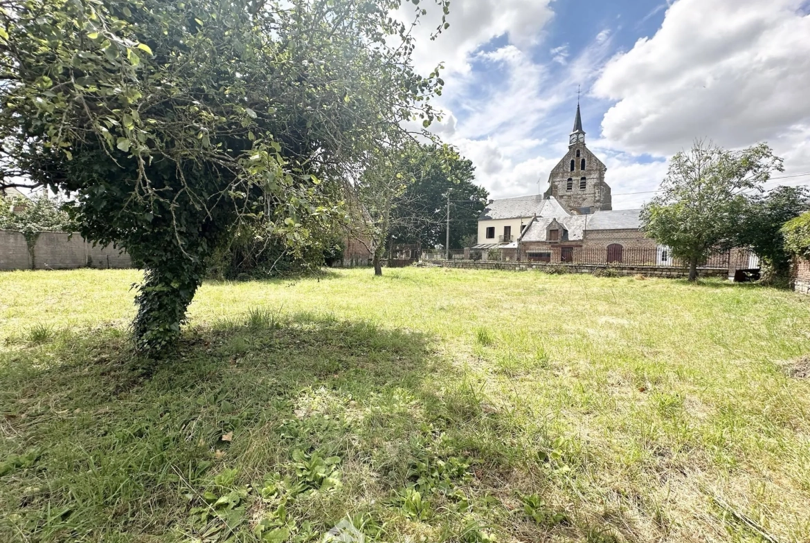 Terrain à bâtir de 1298 m² à Mortiers, calme et idéal pour votre projet immobilier 
