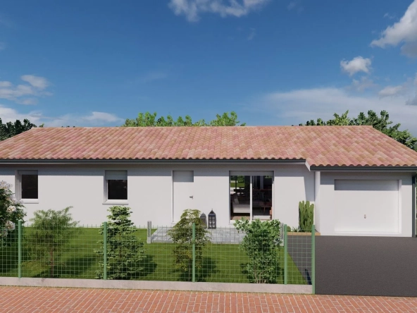 Maison neuve 4 chambres à Damazan, performance énergétique optimale
