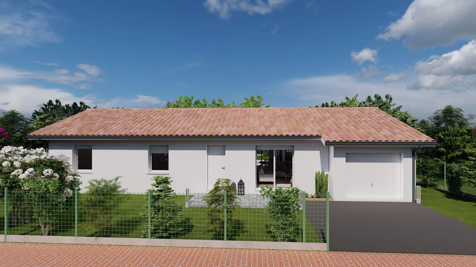 Maison neuve 4 chambres à Damazan, performance énergétique optimale 