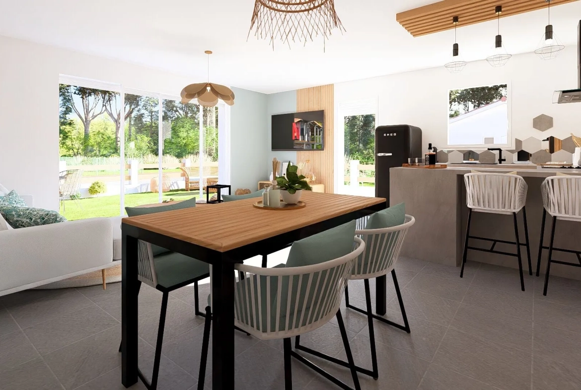 Maison neuve 3 chambres à Saint Jean de Marsacq – Projet modulable et performant 