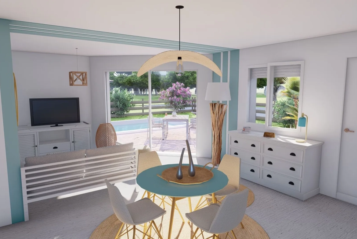Maison 2 chambres avec garage à vendre à Saint Martin d’Oney, Landes 
