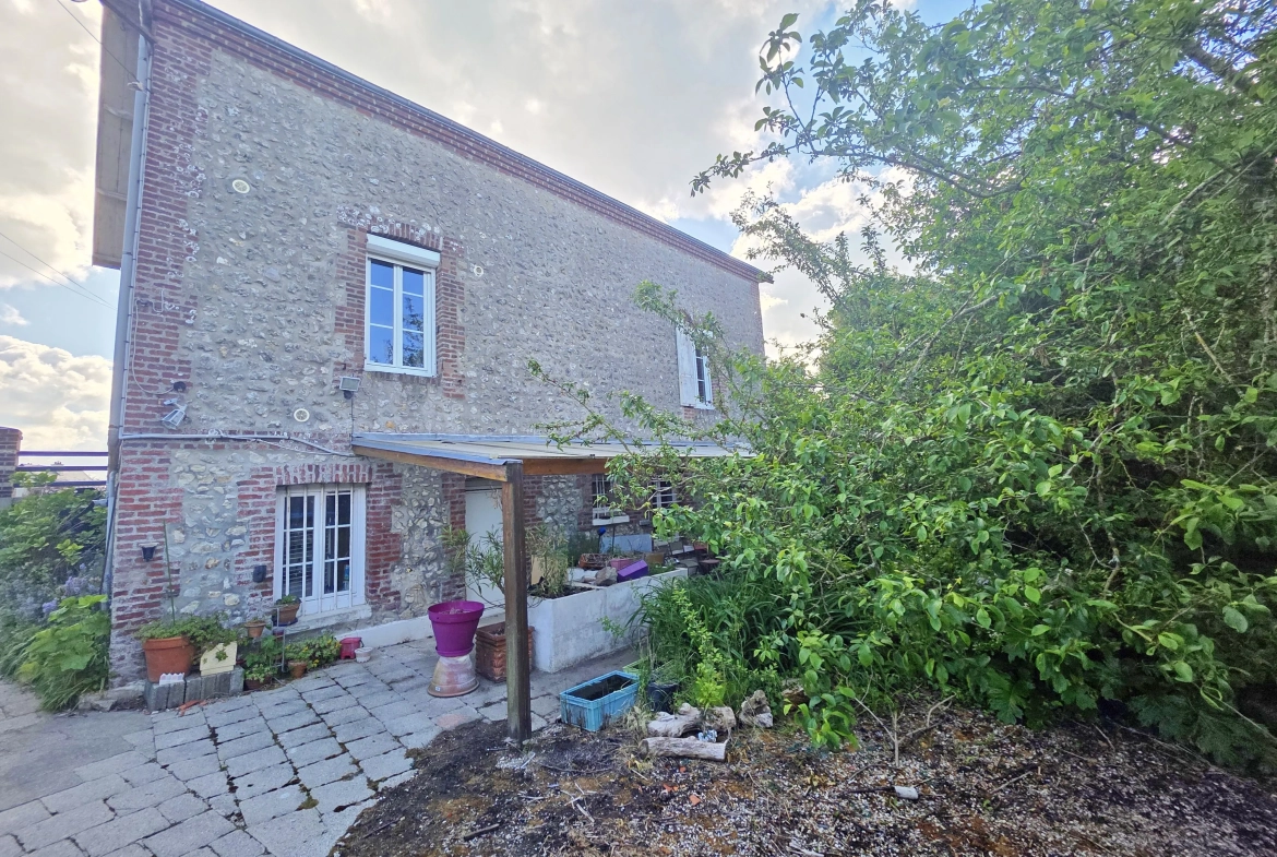 Maison en briques et silex avec 4 chambres près de Fécamp 