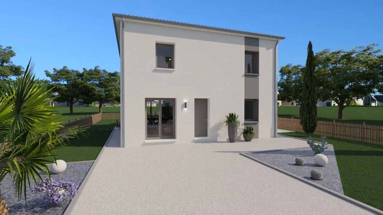 Maison moderne à étage de 115 m² à Iteuil - Confort et optimisation de l'espace 