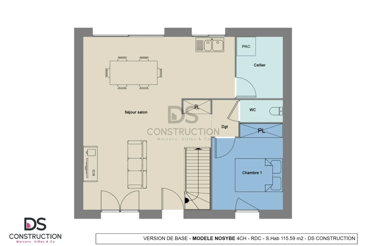 Maison moderne à étage de 115 m² à Iteuil - Confort et optimisation de l'espace 