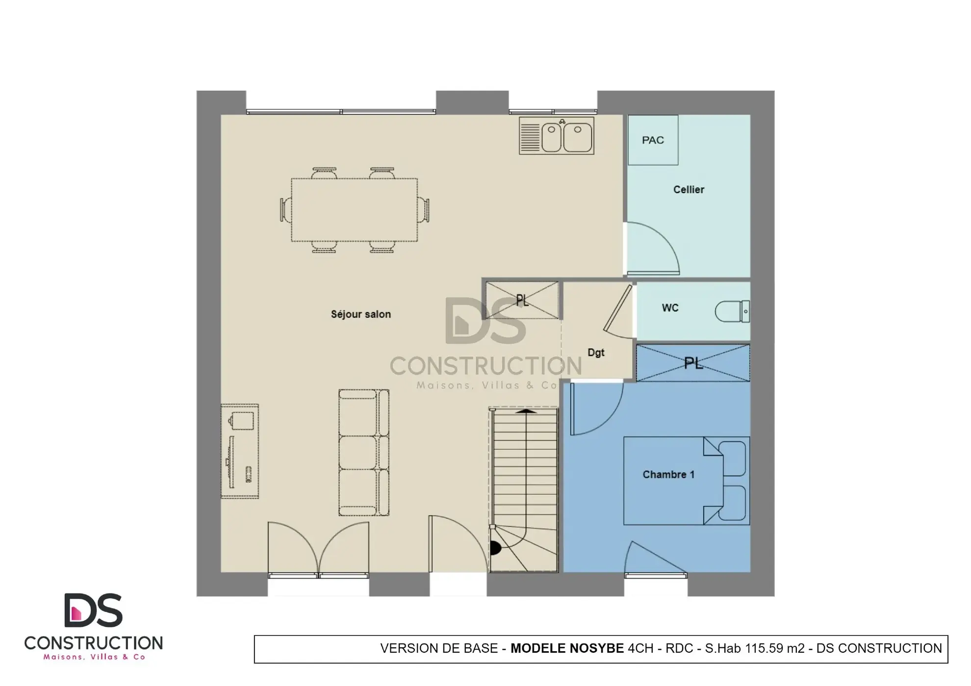 Maison moderne à étage de 115 m² à Iteuil - Confort et optimisation de l'espace 
