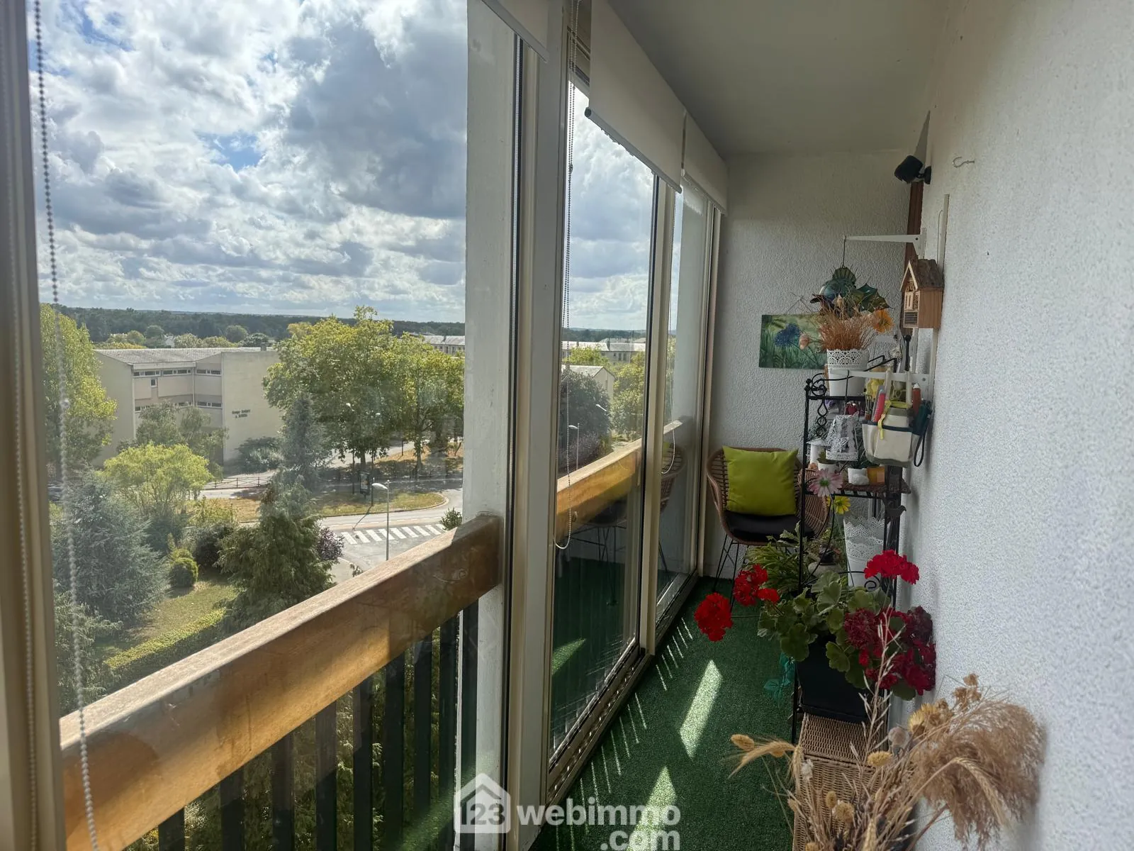 Appartement lumineux de 98m² à vendre à Compiègne - Loggia, cave, 3 chambres 
