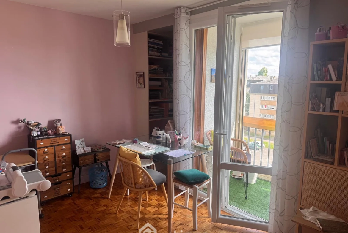 Appartement lumineux de 98m² à vendre à Compiègne - Loggia, cave, 3 chambres 
