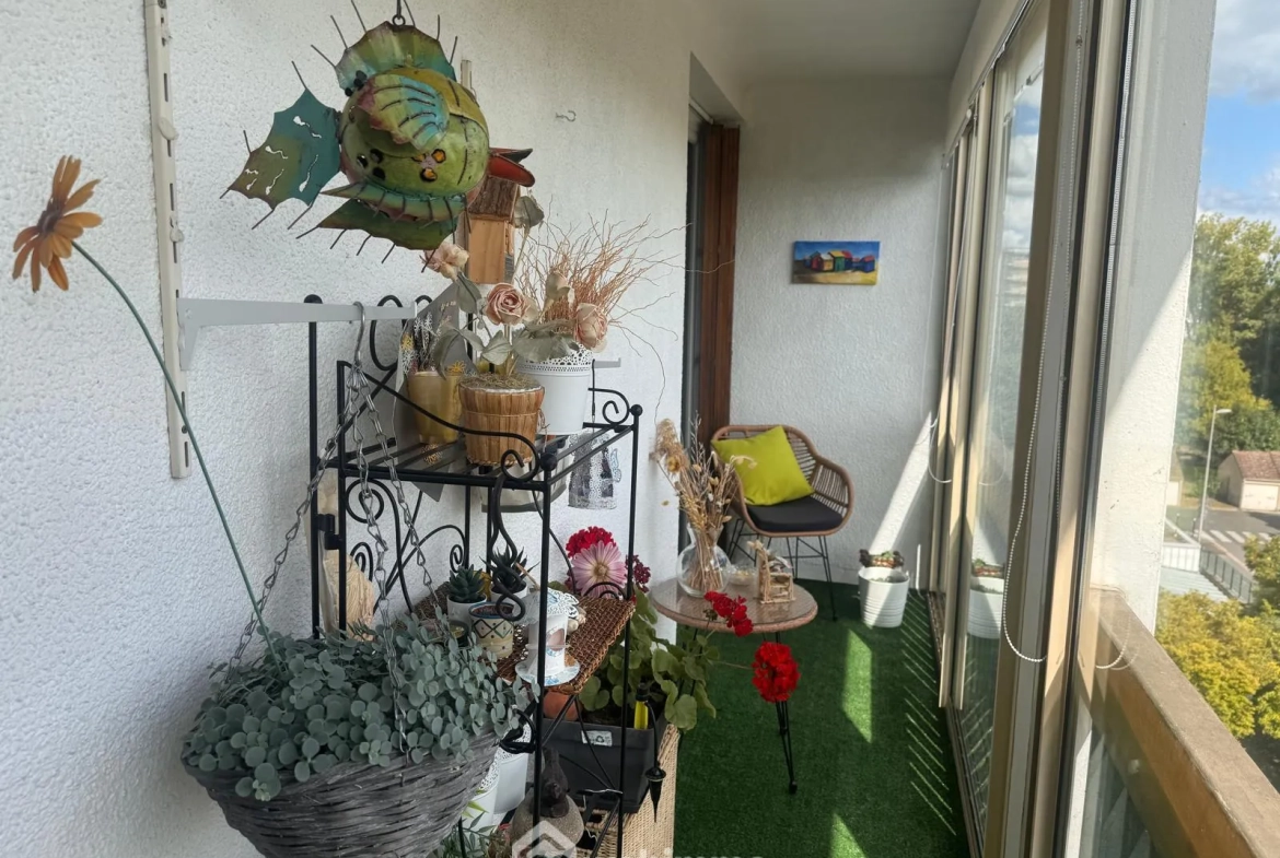 Appartement lumineux de 98m² à vendre à Compiègne - Loggia, cave, 3 chambres 