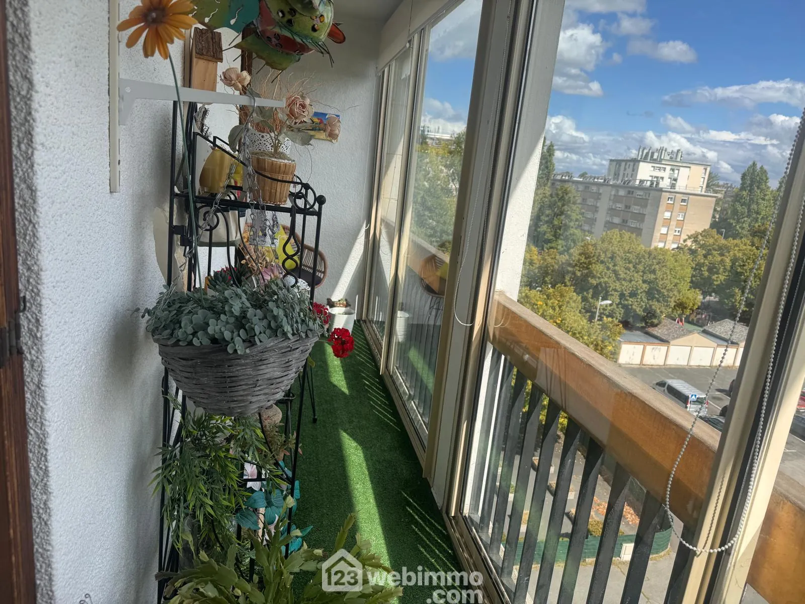 Appartement lumineux de 98m² à vendre à Compiègne - Loggia, cave, 3 chambres 