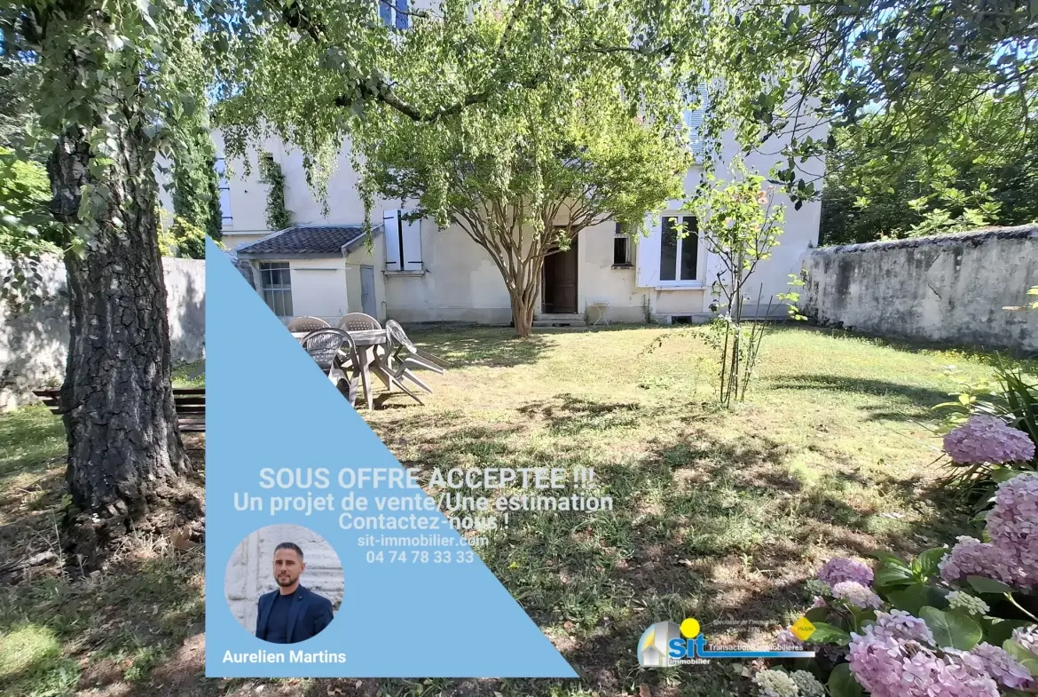 Appartement T2 à Vienne – Quartier Pyramid avec jardin et cave 