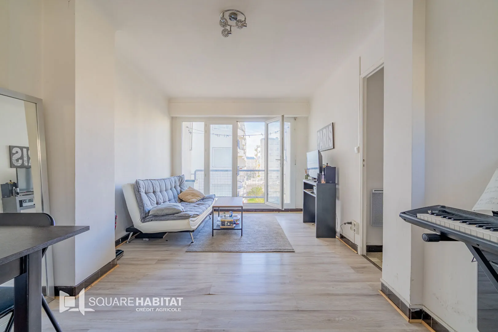 Appartement 2 pièces de 41m² à Marseille avec balcon, cave et parking idéal investissement 