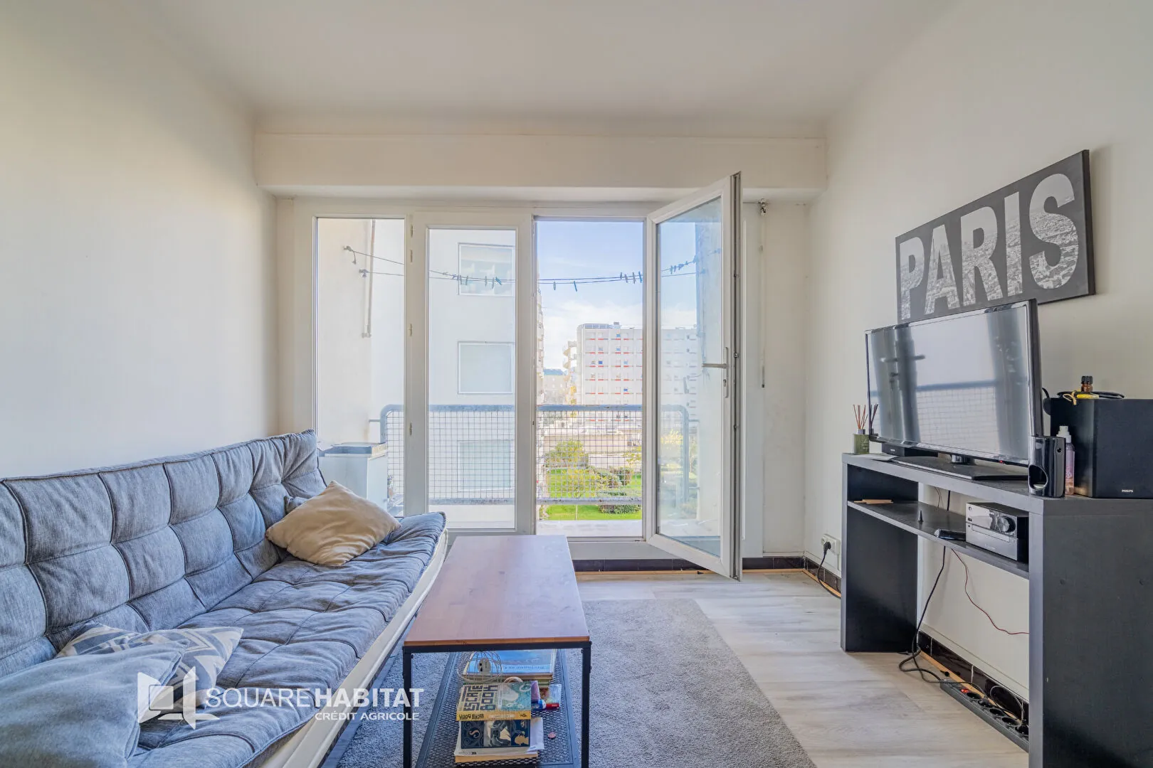 Appartement 2 pièces de 41m² à Marseille avec balcon, cave et parking idéal investissement 