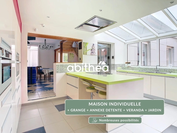 Maison spacieuse avec dépendances et jardin à Vis-en-Artois
