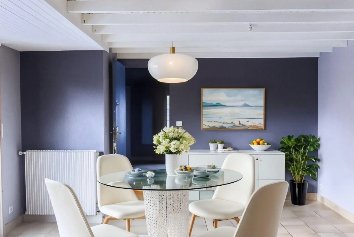 Maison à rafraîchir de 86 m² à Incarville avec 3 chambres et jardin clos 