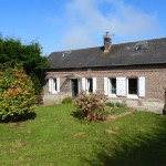 Longère en briques et silex à vendre proche d'Etretat et Fécamp - Maison de campagne avec terrain