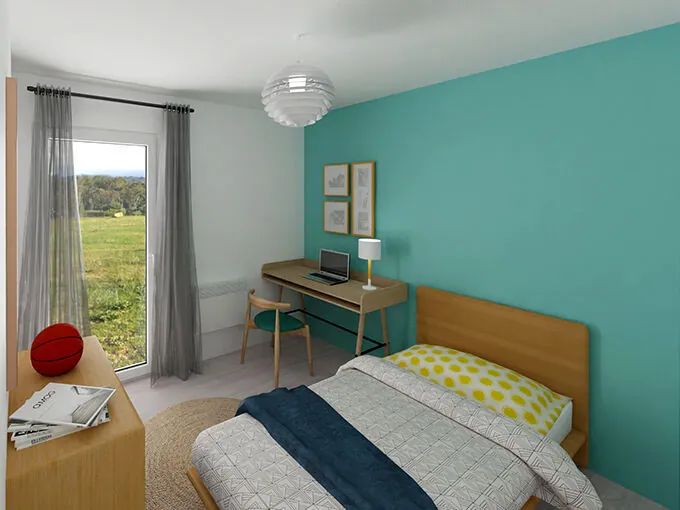 Maison 3 chambres avec garage à Varennes - Gamme accès AURA 