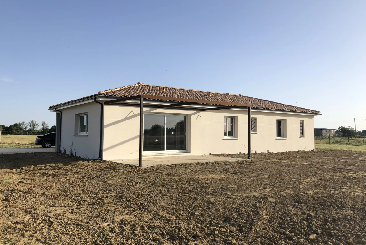 Maison neuve lumineuse T4 avec jardin et terrasse à Montauban 