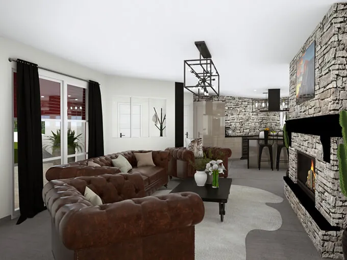 Maison neuve 92m² avec 3 chambres et garage à Saint-Vincent-de-Paul 